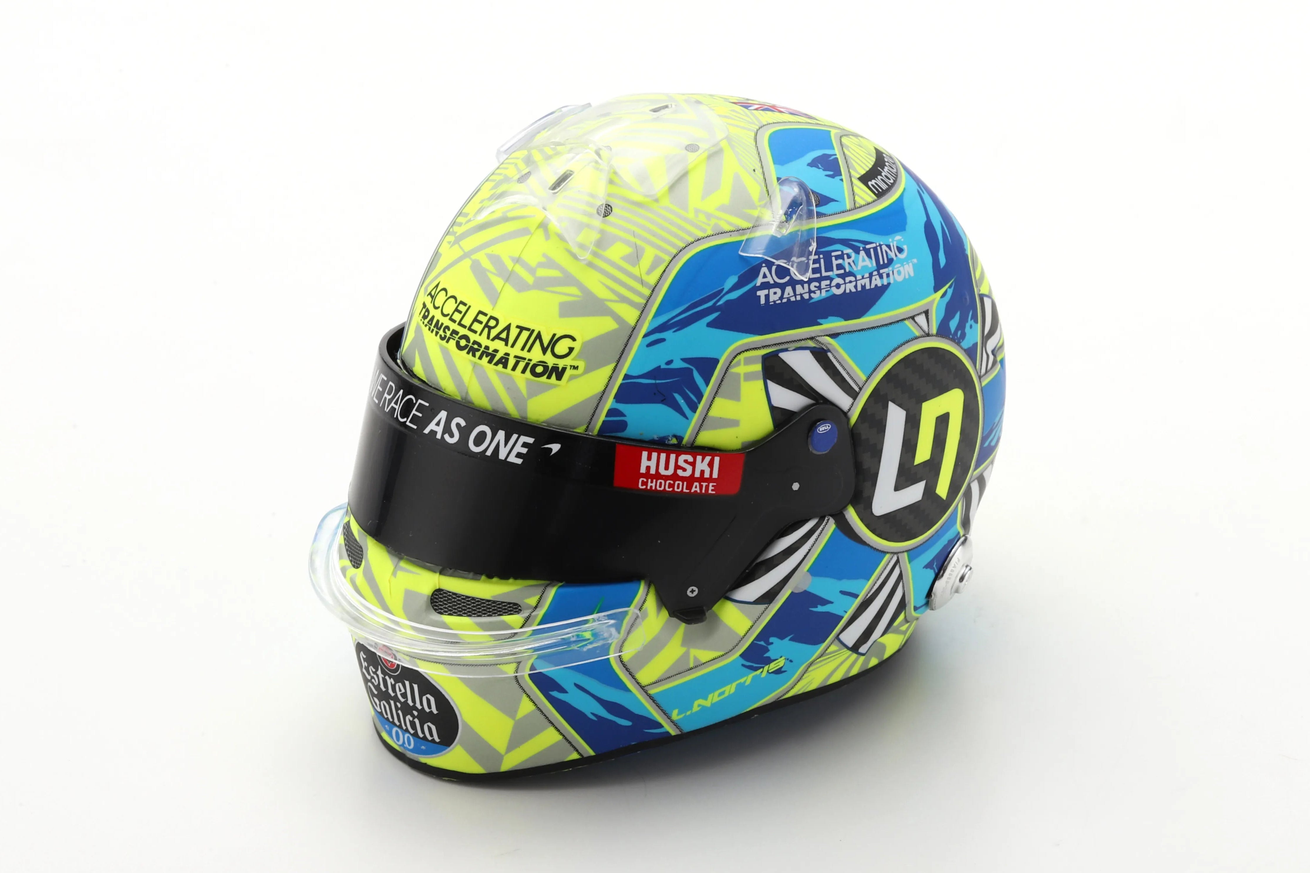 Lando Norris Replica Helmet F1 2020 1:5 Scale Spark Resin Replica-Spark-Diecast Model Centre