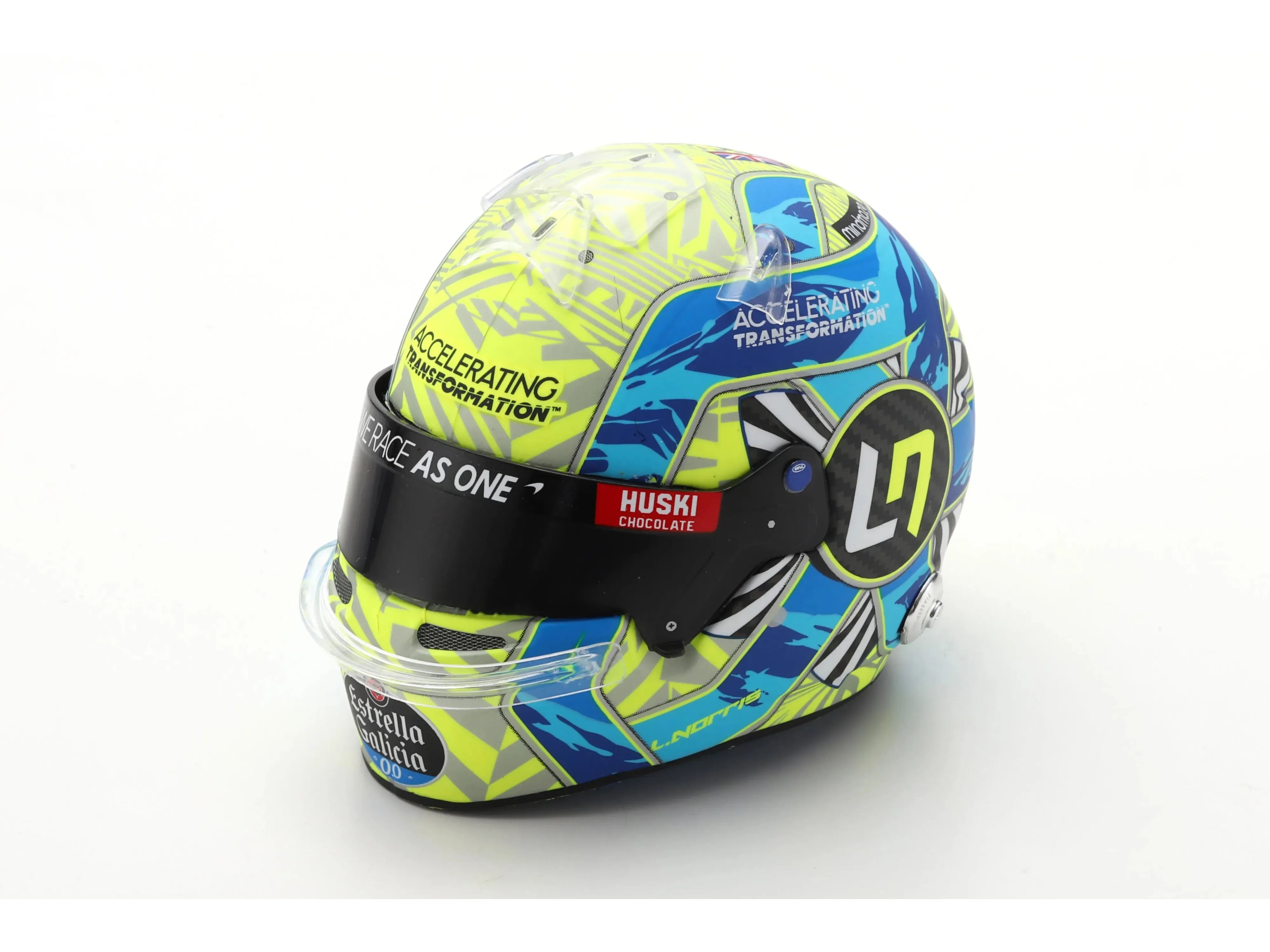 Lando Norris Replica Helmet F1 2020 1:5 Scale Spark Resin Replica-Spark-Diecast Model Centre