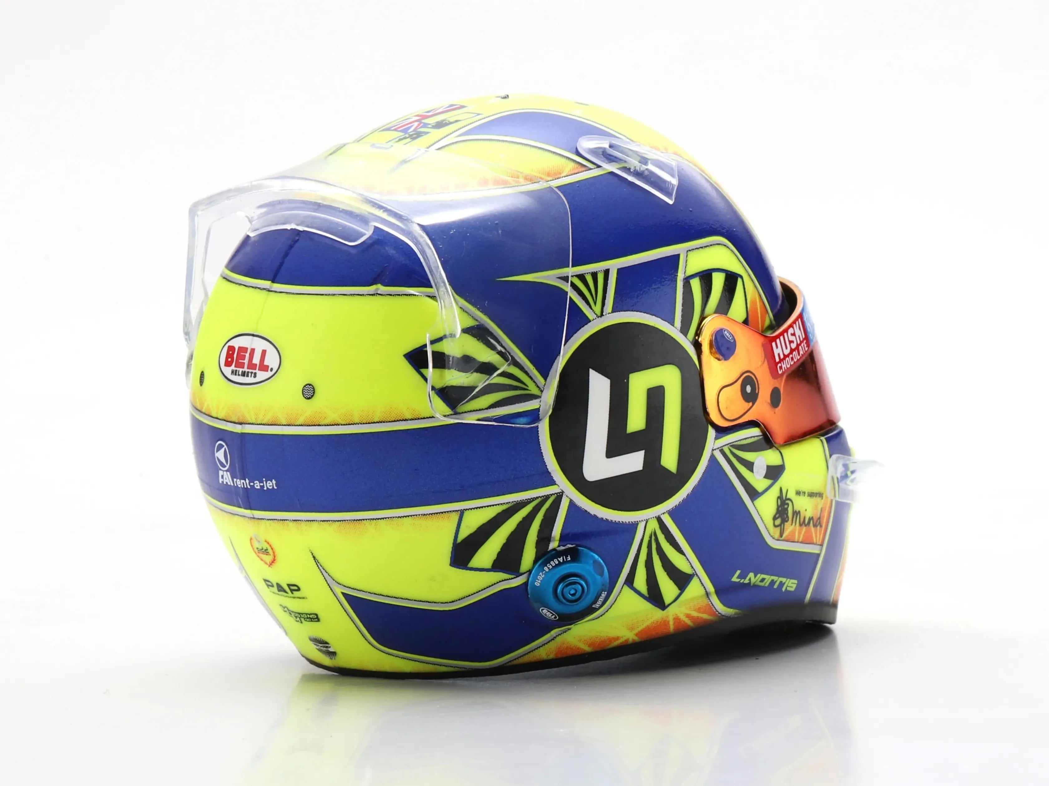 Lando Norris Replica Helmet F1 2021 1:5 Scale Spark Resin Replica-Spark-Diecast Model Centre