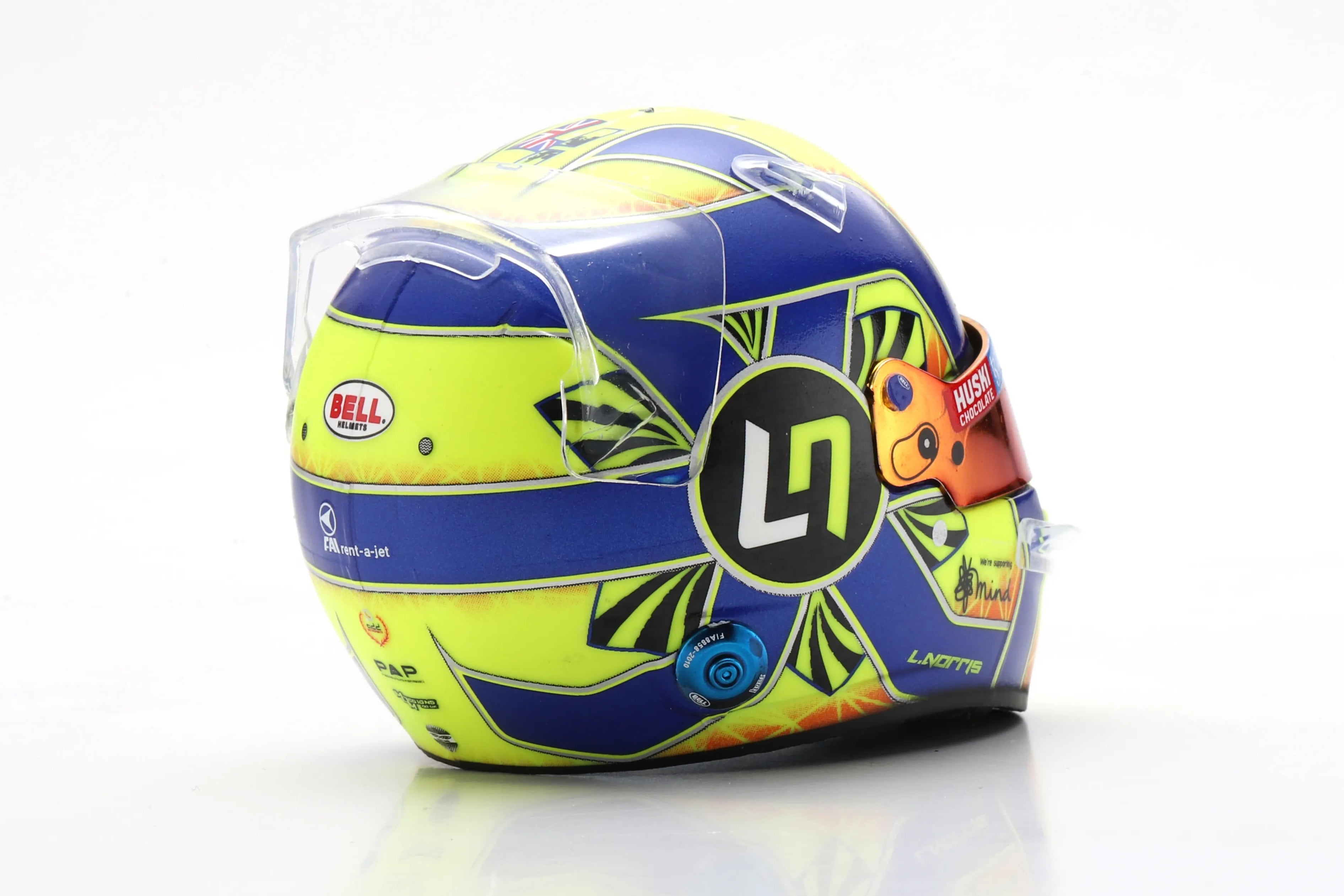 Lando Norris Replica Helmet F1 2021 1:5 Scale Spark Resin Replica-Spark-Diecast Model Centre