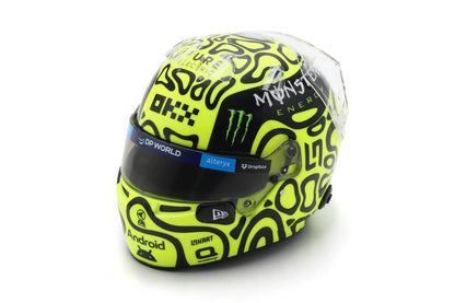 Lando Norris Replica Helmet F1 2024 1:5 Scale Spark Resin Replica-Spark-Diecast Model Centre