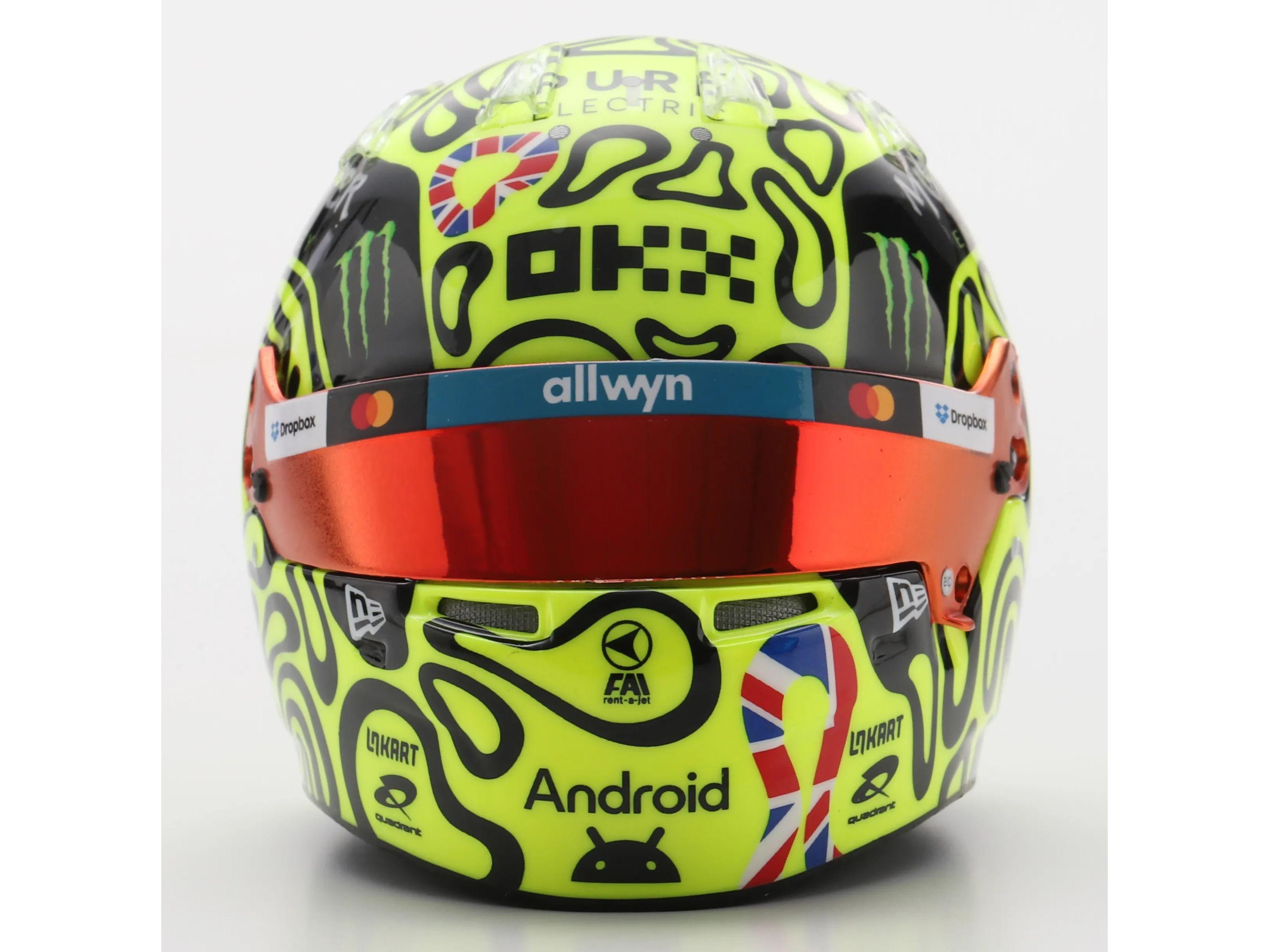 Lando Norris Replica Helmet F1 British GP 2025 1:5 Scale Spark Resin-Spark-Diecast Model Centre