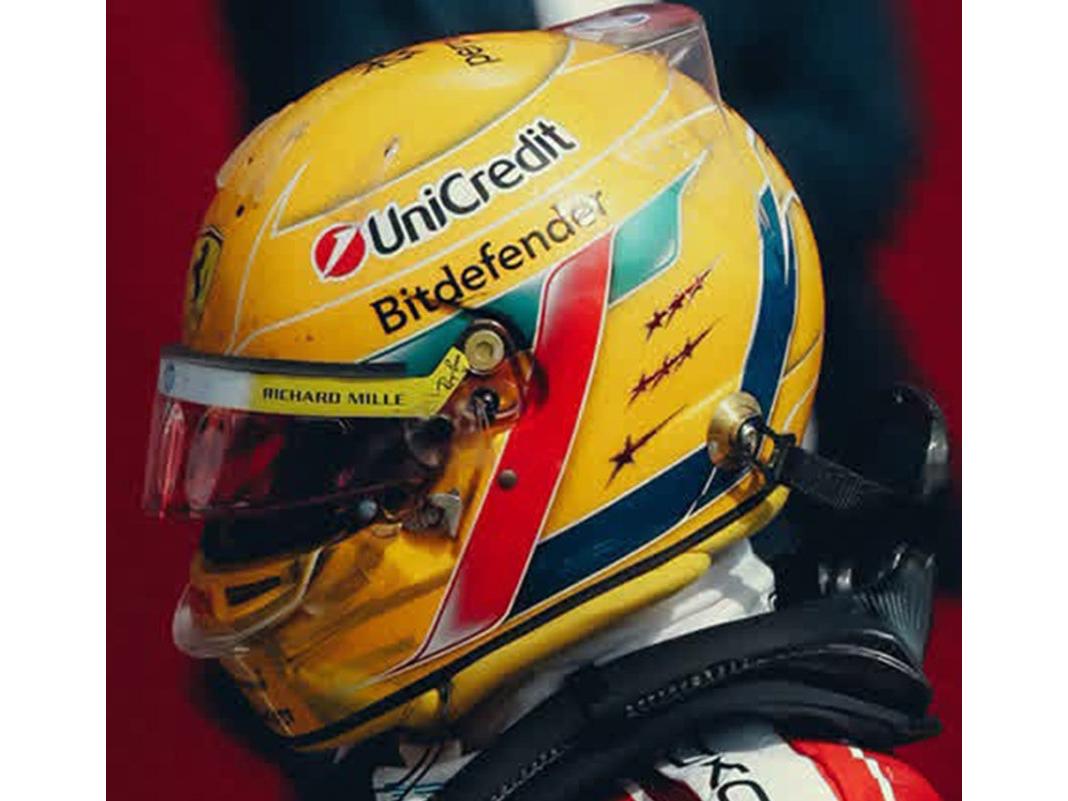 Lewis Hamilton F1 British GP 2026 Helmet 1:5 Scale Resin Replica – Looksmart-Looksmart-Diecast Model Centre