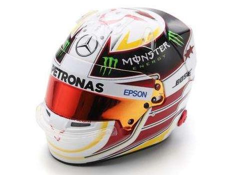 Lewis Hamilton F1 US GP 2015 Helmet 1:5 Scale Spark Resin Replica-Spark-Diecast Model Centre