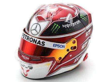 Lewis Hamilton F1 US GP Helmet 2019 1:5 Scale Spark Resin Replica-Spark-Diecast Model Centre