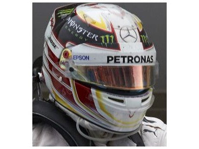 Lewis Hamilton F1 United Sates GP 2015 World Champion - 1:5 Scale Replica Helmet-Spark-Diecast Model Centre