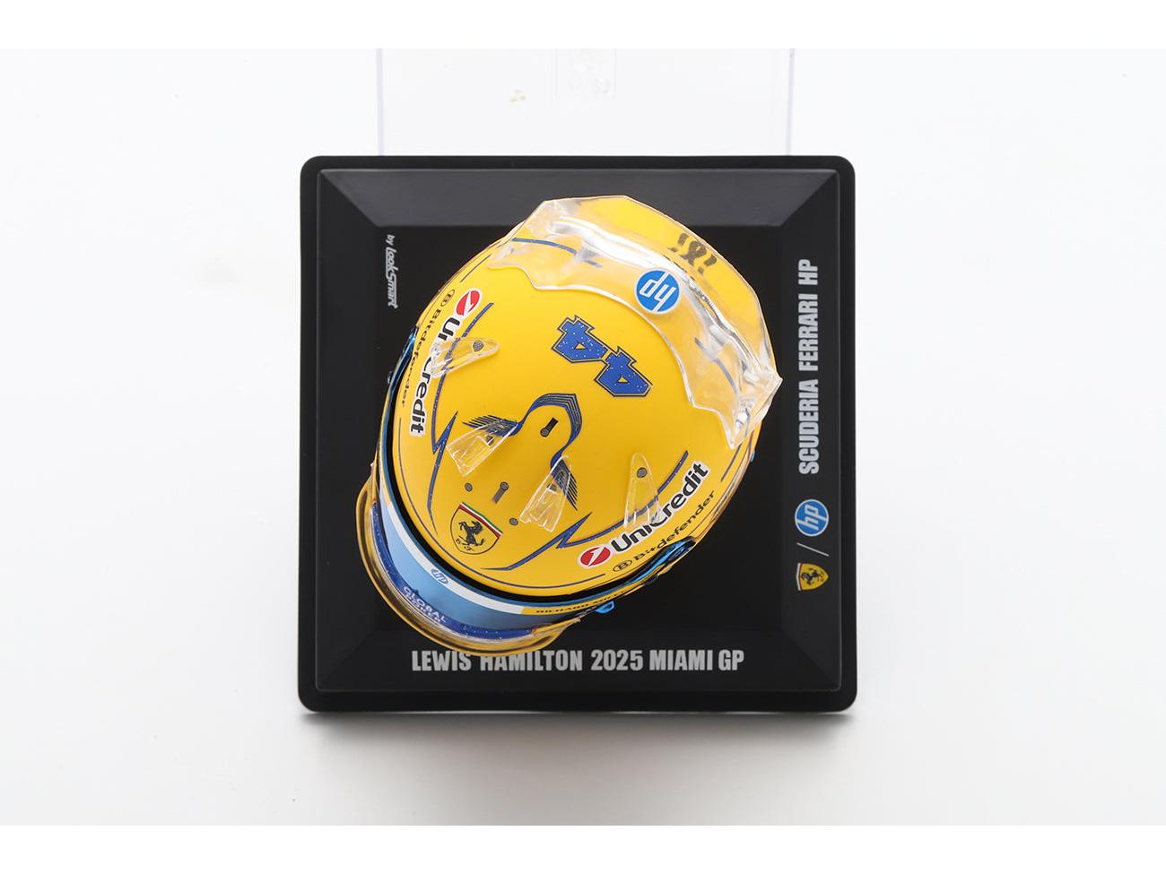 Lewis Hamilton Scuderia Ferrari Miami GP 2025 Helmet 1:5 Looksmart Resin Replica-Looksmart-Diecast Model Centre