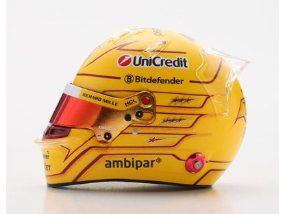 Lewis Hamilton Scuderia Ferrari Monaco GP 2025 Helmet 1:5 Scale Looksmart Resin Model Replica-Looksmart-Diecast Model Centre