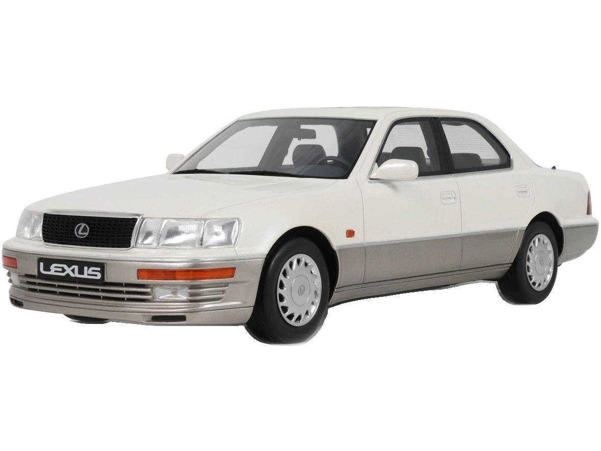 Lexus LS 400 Diamond White Pearl 051 1992 1:18 Scale Resin Car – OttOmobile-OttOmobile-Diecast Model Centre