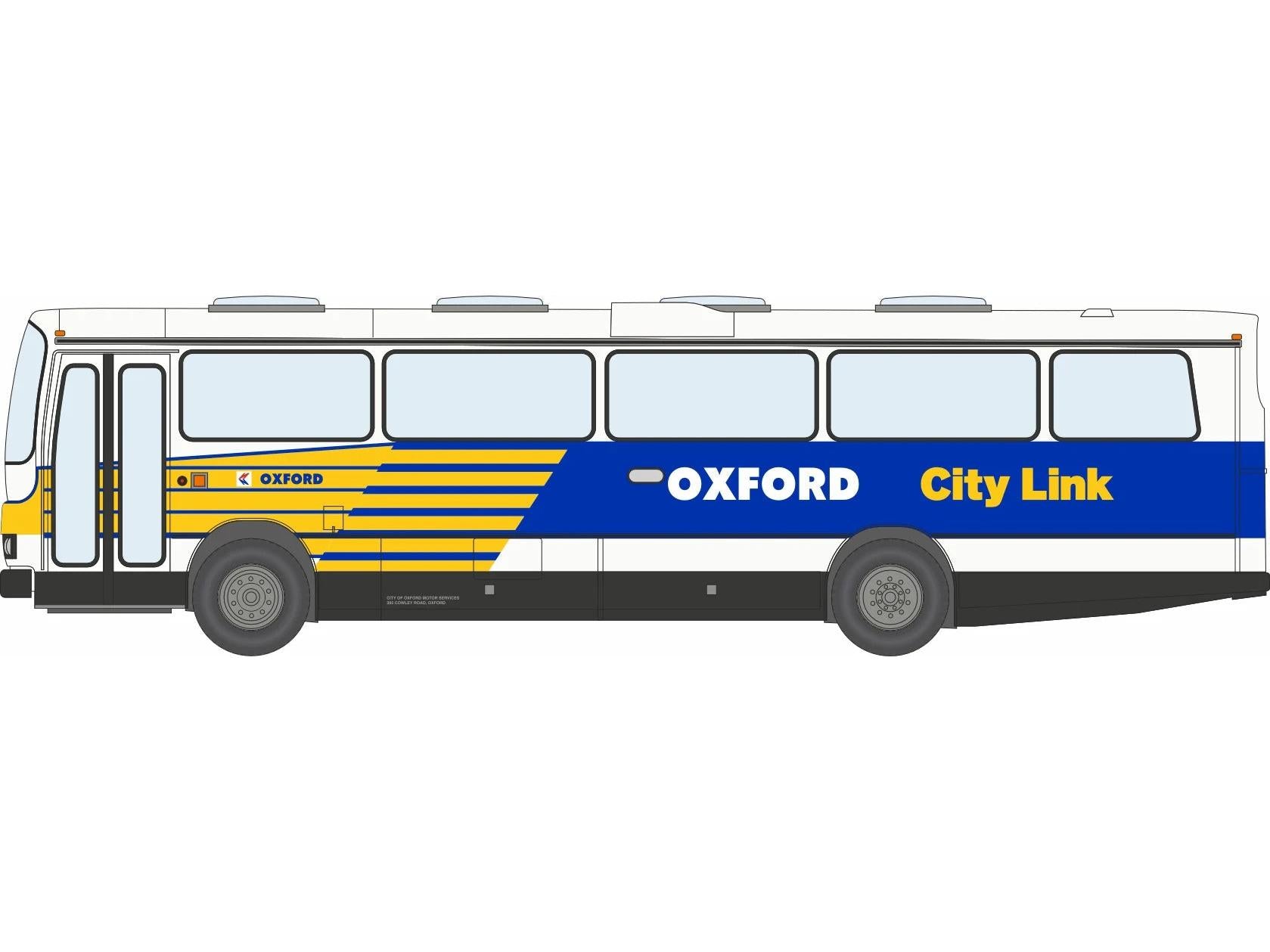 Leyland Leopard/ECW B51 Oxford City Link 1:76 Scale Diecast Bus – Oxford Diecast-Oxford Diecast-Diecast Model Centre