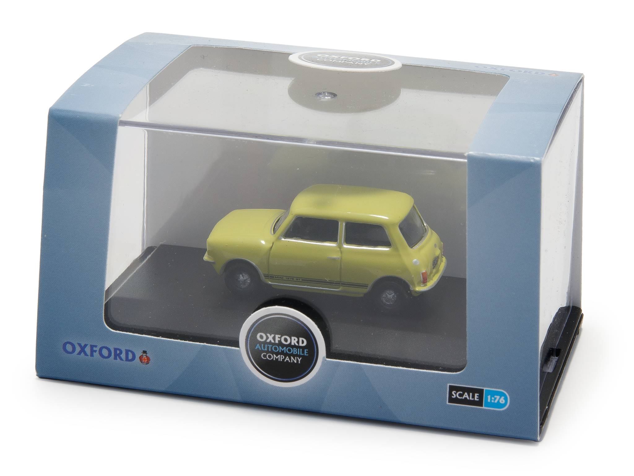 Leyland Mini Clubman 1275 GT Citron - 1:76 Scale Diecast Model Car-Oxford Diecast-Diecast Model Centre