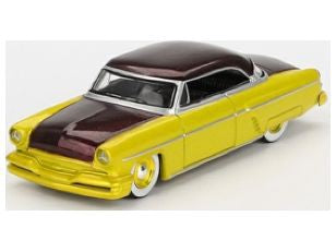 Lincoln Capri Hot Rod 1954 lime yellow - 1:64 Scale Model Car-MINI GT-Diecast Model Centre