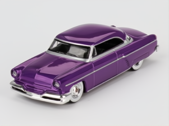 Lincoln Capri Hot Rod 1954 purple 1:64 Scale