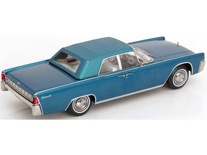 Lincoln Continental Convertible 1963 Turquoise Metallic 1:18 Scale Diecast Car – KK Scale-KK Scale-Diecast Model Centre