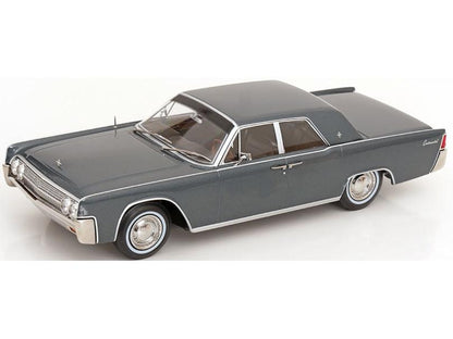 Lincoln Continental Sedan 1963 Marnie Grey Metallic 1:18 Scale Diecast Car – KK Scale-KK Scale-Diecast Model Centre