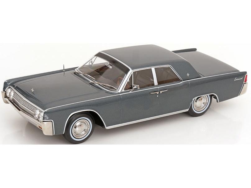 Lincoln Continental Sedan 1963 Marnie Grey Metallic 1:18 Scale Diecast Car – KK Scale-KK Scale-Diecast Model Centre