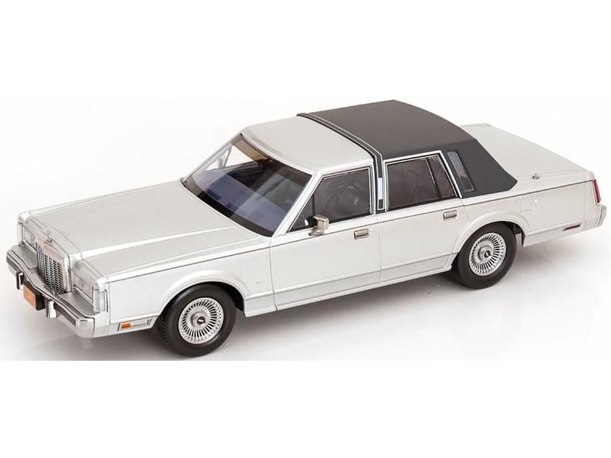 Lincoln Town Car 1985 Silver/Dark Grey From The Movie 'Air' 1:18 Scale Diecast Car – KK Scale-KK Scale-Diecast Model Centre