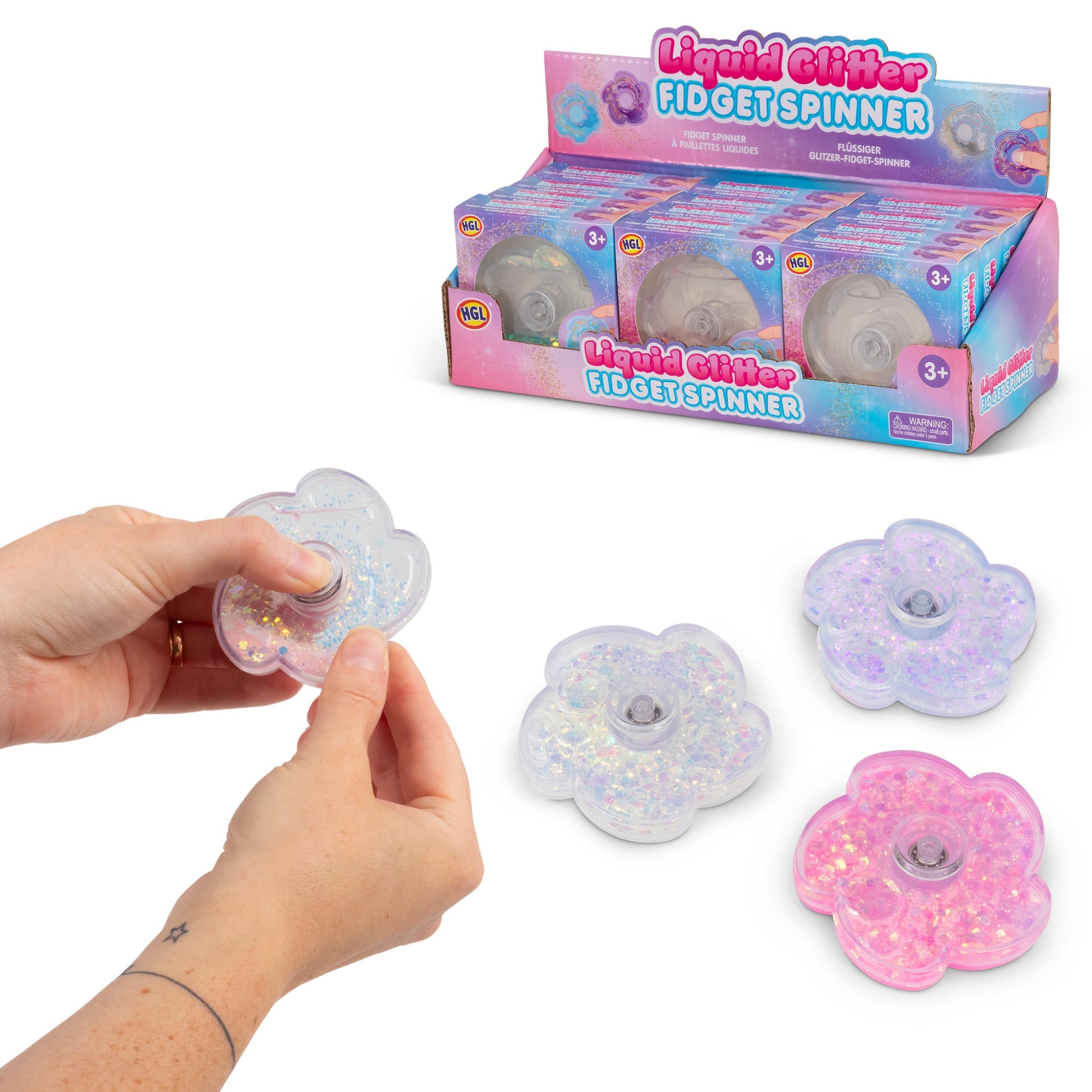 Liquid Glitter Fidget Spinner-Diecast Model Centre-Diecast Model Centre