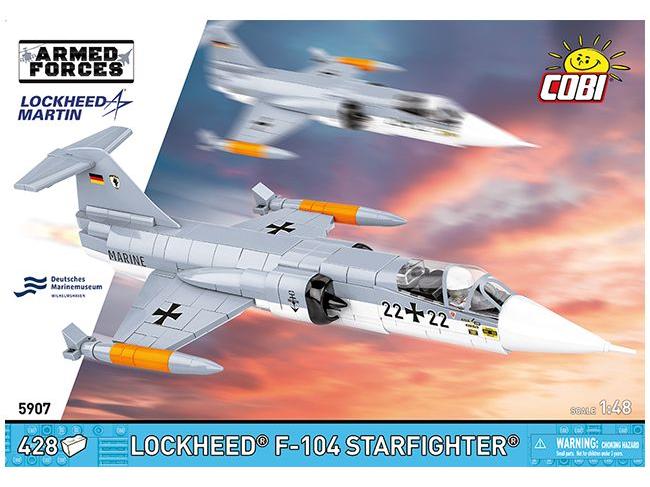 Lockheed F-104 Starfighter Armed Forces Cobi Brick Build Kit-Cobi-Diecast Model Centre