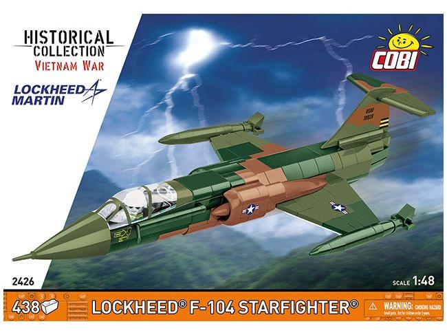 Lockheed F-104 Starfighter Vietnam War (430 pcs) Cobi Brick Build Kit-Cobi-Diecast Model Centre
