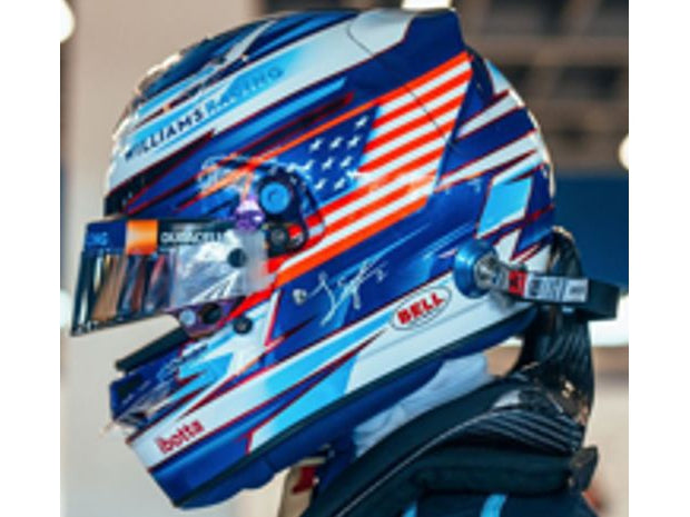Logan Sargeant Williams Racing F1 2023 - 1:5 Scale Replica Helmet-Spark-Diecast Model Centre