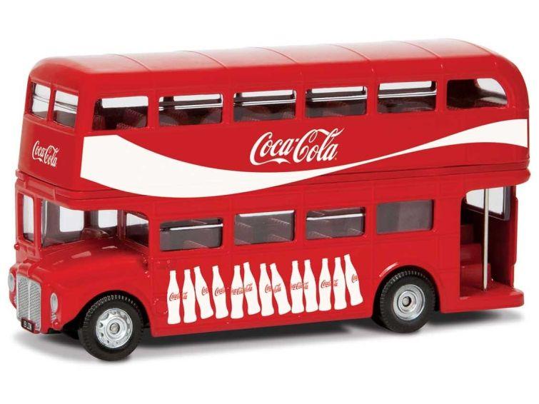 London Bus Coca Cola 1:64 Scale Corgi Diecast Model-Corgi-Diecast Model Centre