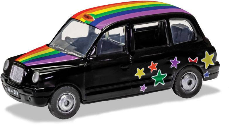 London Taxi 'Rainbow' 1:36 Scale Corgi Diecast Model-Corgi-Diecast Model Centre