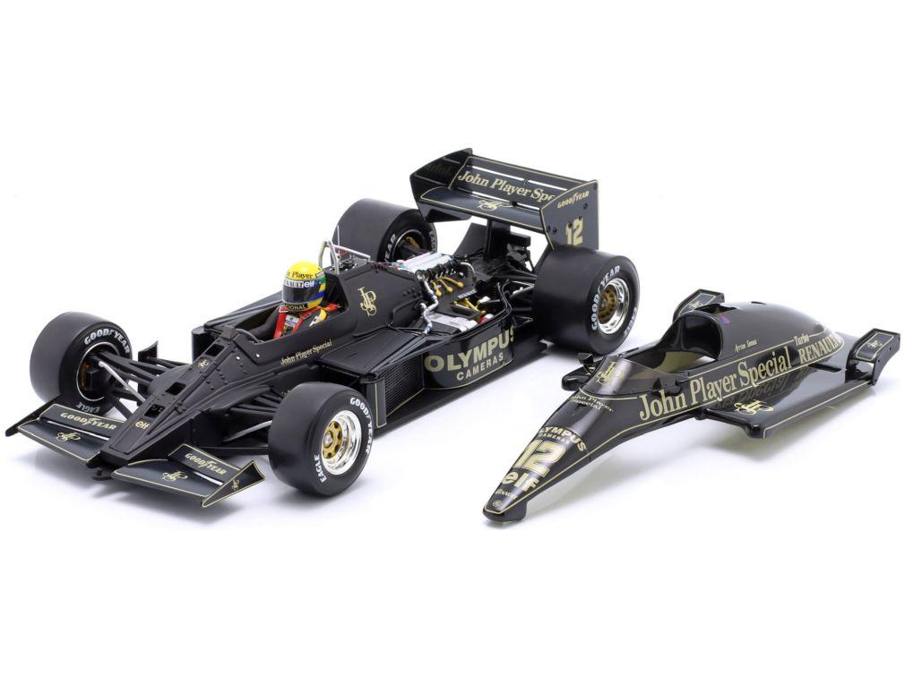 Ayrton Senna Lotus ミニカー 1:18 Lotus 97T #12 Ayrton Senna Monaco GP F1 1985 1:18 Scale Werk83