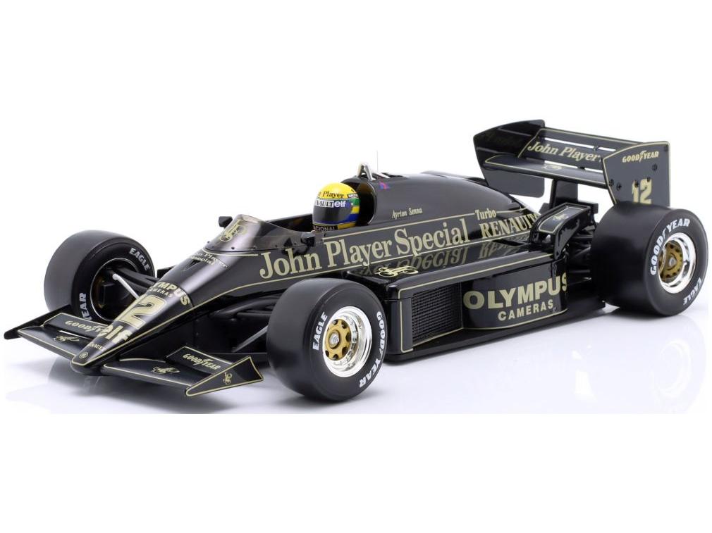 Lotus 97T #12 Ayrton Senna Monaco GP F1 1985 1:18 Scale Werk83 Diecast Model Car-Werk83-Diecast Model Centre