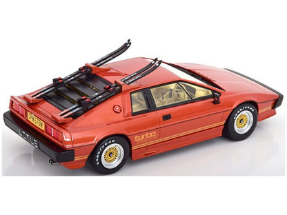 Lotus Esprit Turbo 1981 copper w/skis - 1:18 Scale Diecast Model Car-KK Scale-Diecast Model Centre