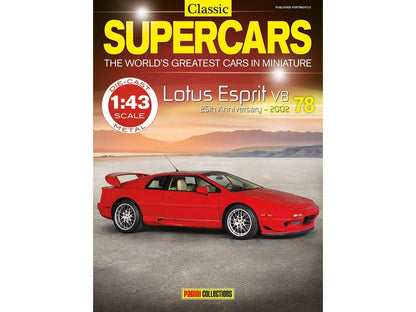 Lotus Esprit V8 25th Anniversary Red 2002 1:43 Scale Unbranded Diecast Model Car-Unbranded-Diecast Model Centre