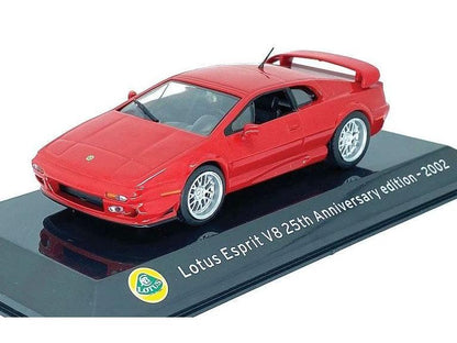 Lotus Esprit V8 25th Anniversary Red 2002 1:43 Scale Unbranded Diecast Model Car-Unbranded-Diecast Model Centre