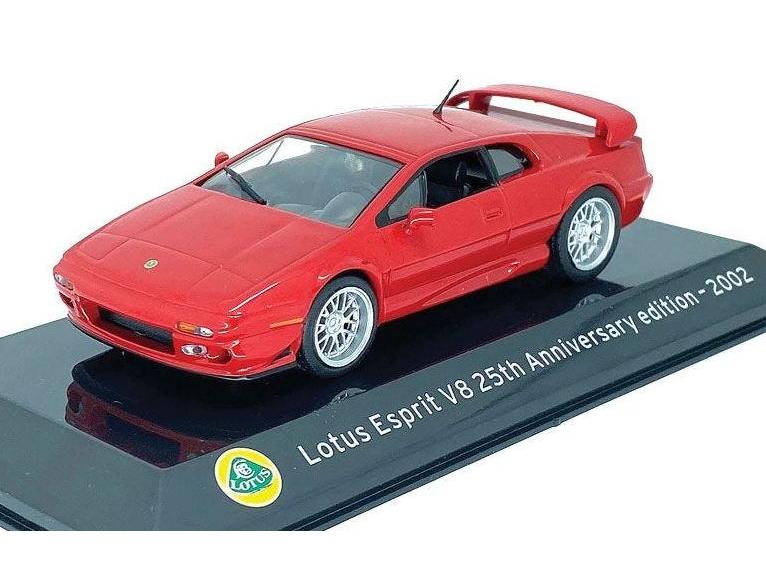 Lotus Esprit V8 25th Anniversary Red 2002 1:43 Scale Unbranded Diecast Model Car-Unbranded-Diecast Model Centre