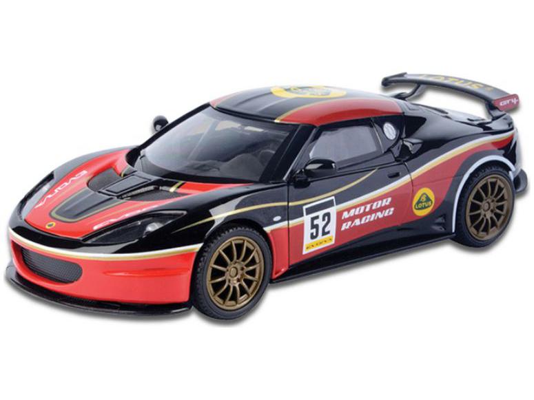 Lotus Evora GT4 Black and Red GT Racing 1:24 Scale Motormax Diecast Model Car-Motormax-Diecast Model Centre