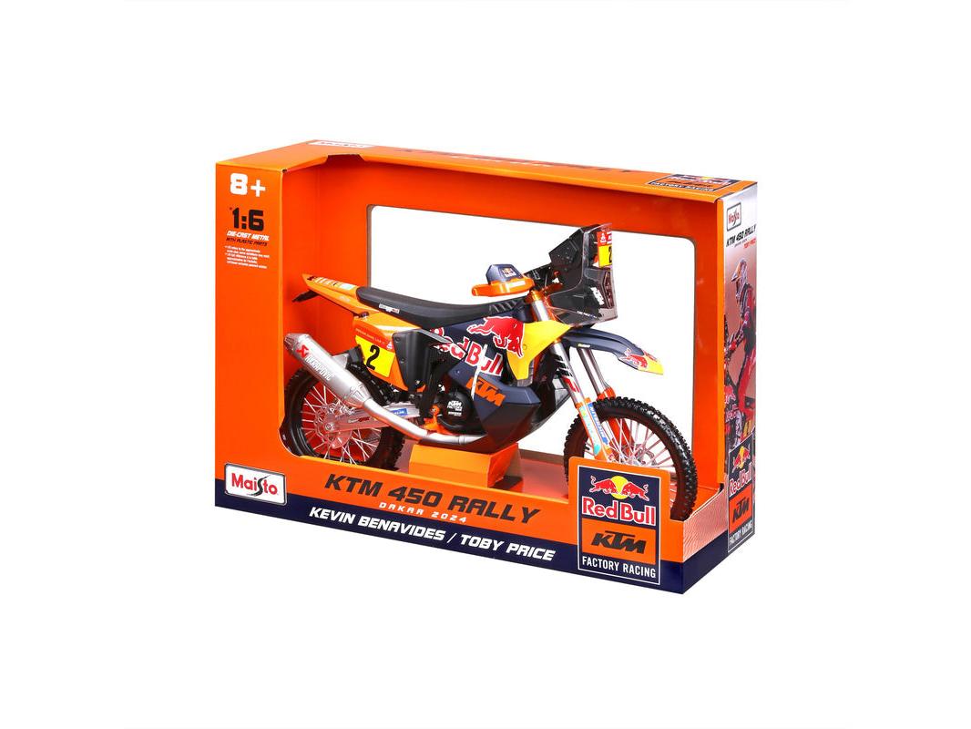 KTM 450 Red Bull #8 Dakar Rally 2024 Toby Price 1:6 Scale  Motorcycle Model