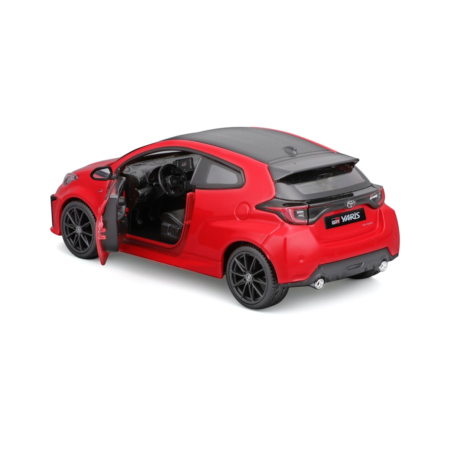 Toyota GR Yaris 2021 Red 1:24 Scale Maisto Diecast Model Car