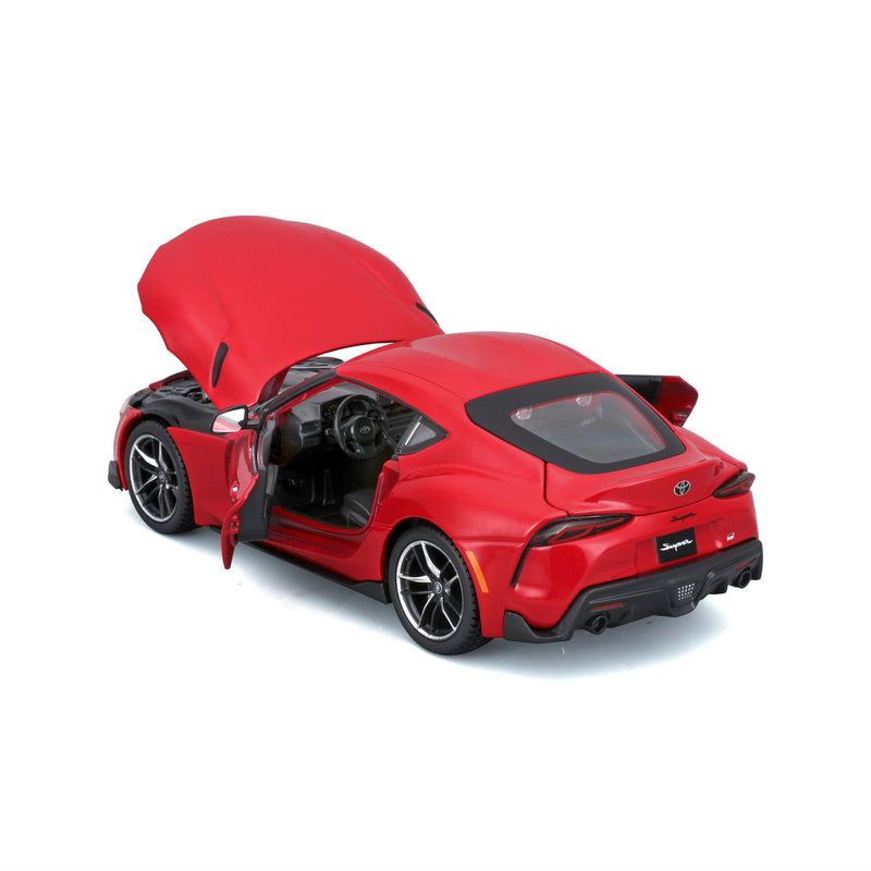 Toyota GR Supra red - 1:24 Scale Model Car