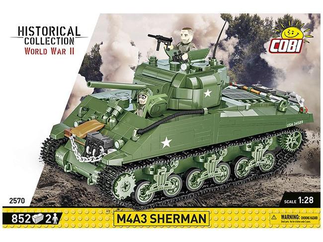 M4A3 Sherman WWII (852 pcs) Cobi Brick Build Kit-Cobi-Diecast Model Centre