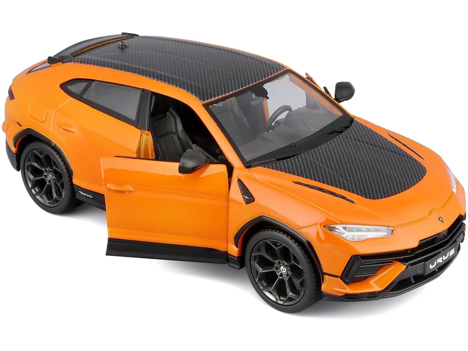 Coche de juguete Lamborghini Urus Performante Naranja a escala 1:24 Maisto Diecast