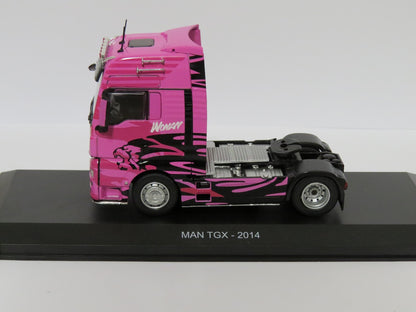 MAN 2014 TGX (Pink) 1:43 Scale Unbranded Diecast Model Truck-Unbranded-Diecast Model Centre