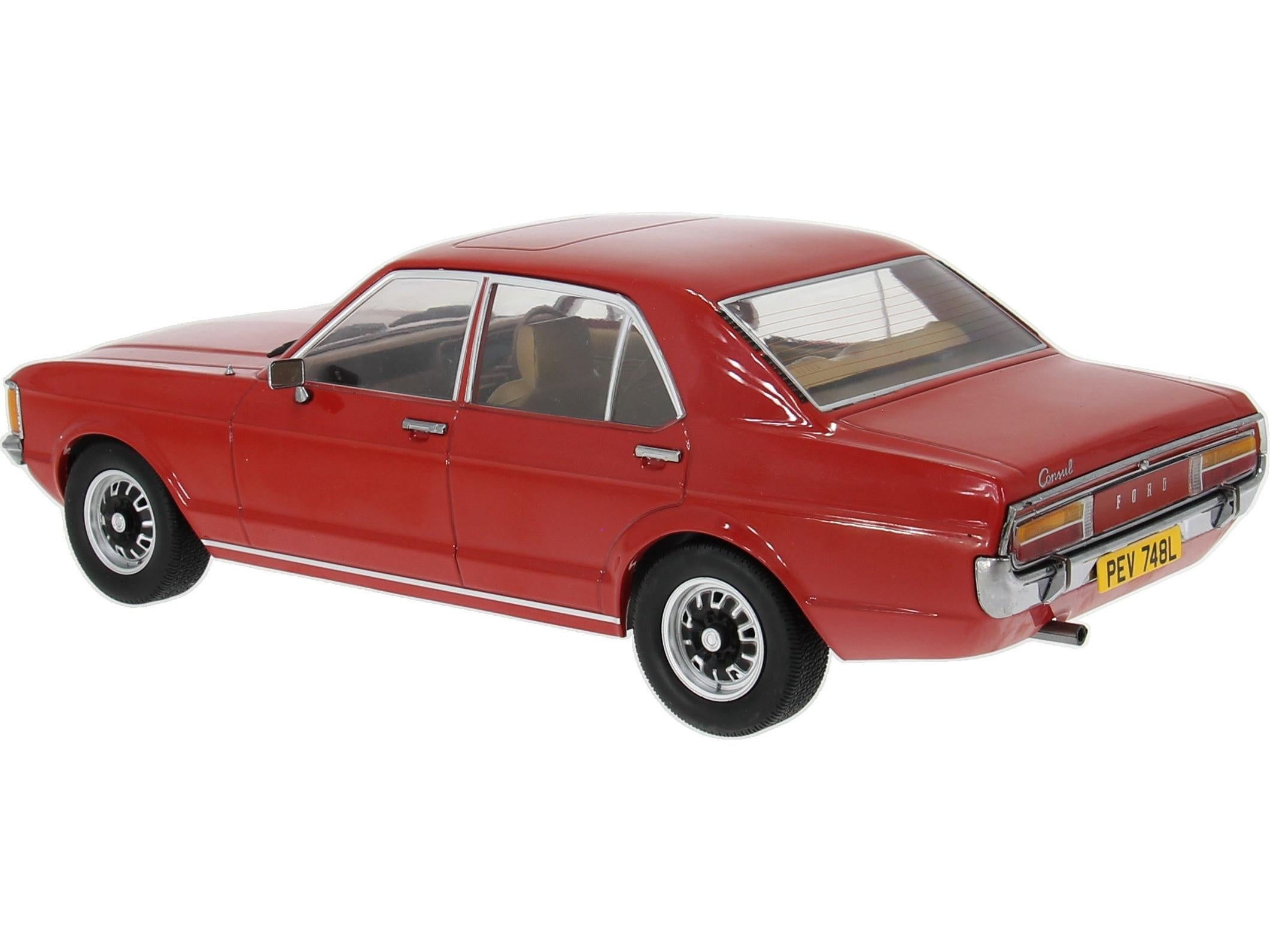 Ford Consul Red RHD UK Exclusive 300pcs 1:18 Scale Diecast Car – Model Car Group