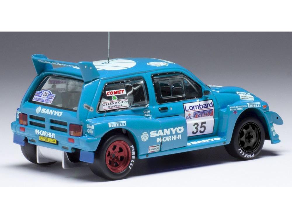 MG Metro 6R4 #35 RAC Rally 1986 W.Rutherford/B.Harris 1:43 Scale IXO Diecast Model Car-IXO-Diecast Model Centre