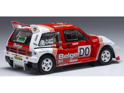 MG Metro 6R4 RHD Belge Legend Boucles de Spa 2014 M.Duez/R.Rutten 1:43 Scale IXO Diecast Model Car-IXO-Diecast Model Centre