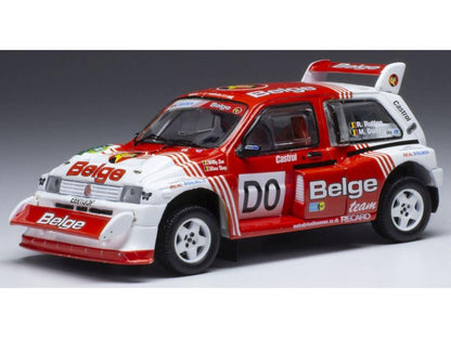MG Metro 6R4 RHD Belge Legend Boucles de Spa 2014 M.Duez/R.Rutten 1:43 Scale IXO Diecast Model Car-IXO-Diecast Model Centre