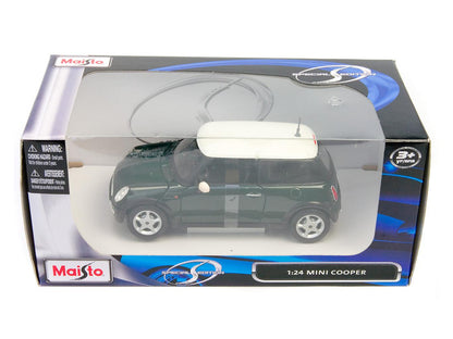 MINI Cooper Green 1:24 Scale Maisto Diecast Model-Maisto-Diecast Model Centre