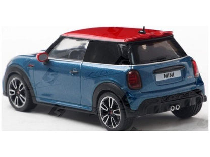 MINI Cooper John Cooper Works Island Blue Metallic 2023 1:43 Scale Solido Diecast Model Car-Solido-Diecast Model Centre
