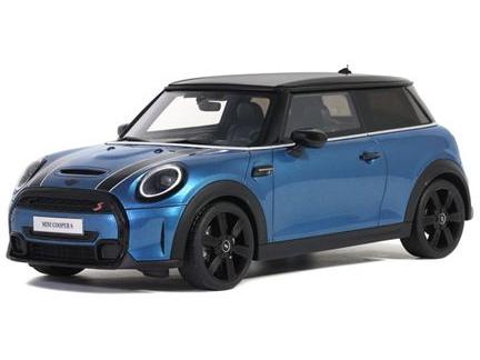 MINI Cooper S 2021 Blue 1:18 Scale OttOmobile Resin Model-OttOmobile-Diecast Model Centre