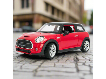 MINI Cooper S Diecast Model Car Red 1:24 Scale Welly
