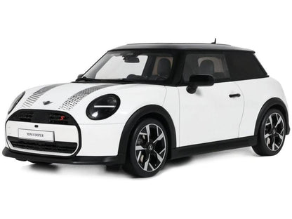 MINI Cooper S Nanuq White Metallic 2025 1:18 Scale Resin Model Car – OttOmobile-OttOmobile-Diecast Model Centre