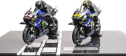 Yamaha YZR-M1 Valencia Test 2019 Hamilton/Rossi - Set 2 Bikes 1:12 Scale Minichamps Diecast Model